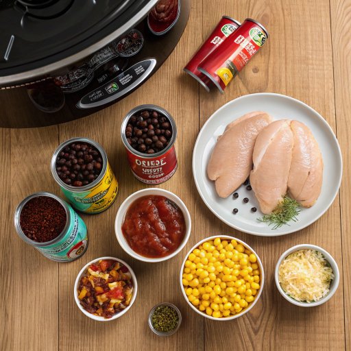 Slow Cooker Chicken Enchiladas Casserole Ingredients