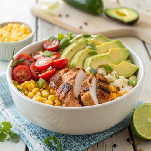 Thumbnail for Mexican Street Corn Chicken Bowl Recipe