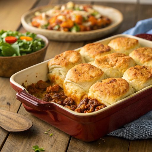 Sloppy Joe Biscuit Casserole Recipe