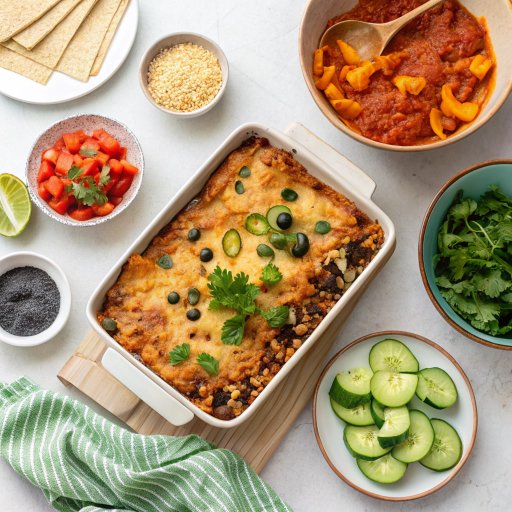 Sweet Potato and Black Bean Enchilada Casserole Variations