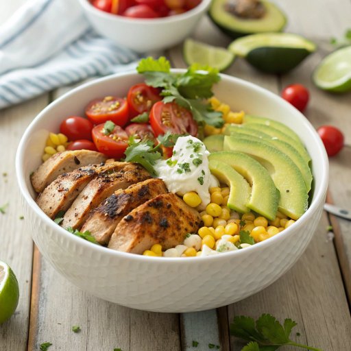 Mexican Street Corn Chicken Bowl