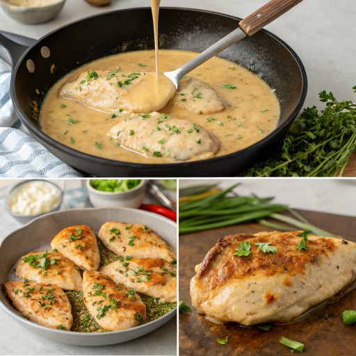 Instructions for Creamy Asiago Chicken