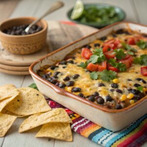 Cheesy Spicy Black Bean Recipe