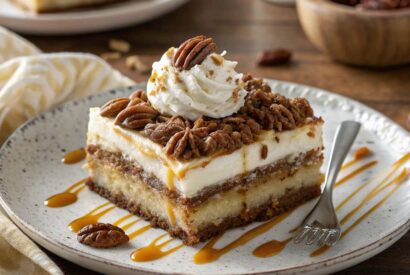 Thumbnail for Pecan Pie Lasagna with Vanilla Wafers