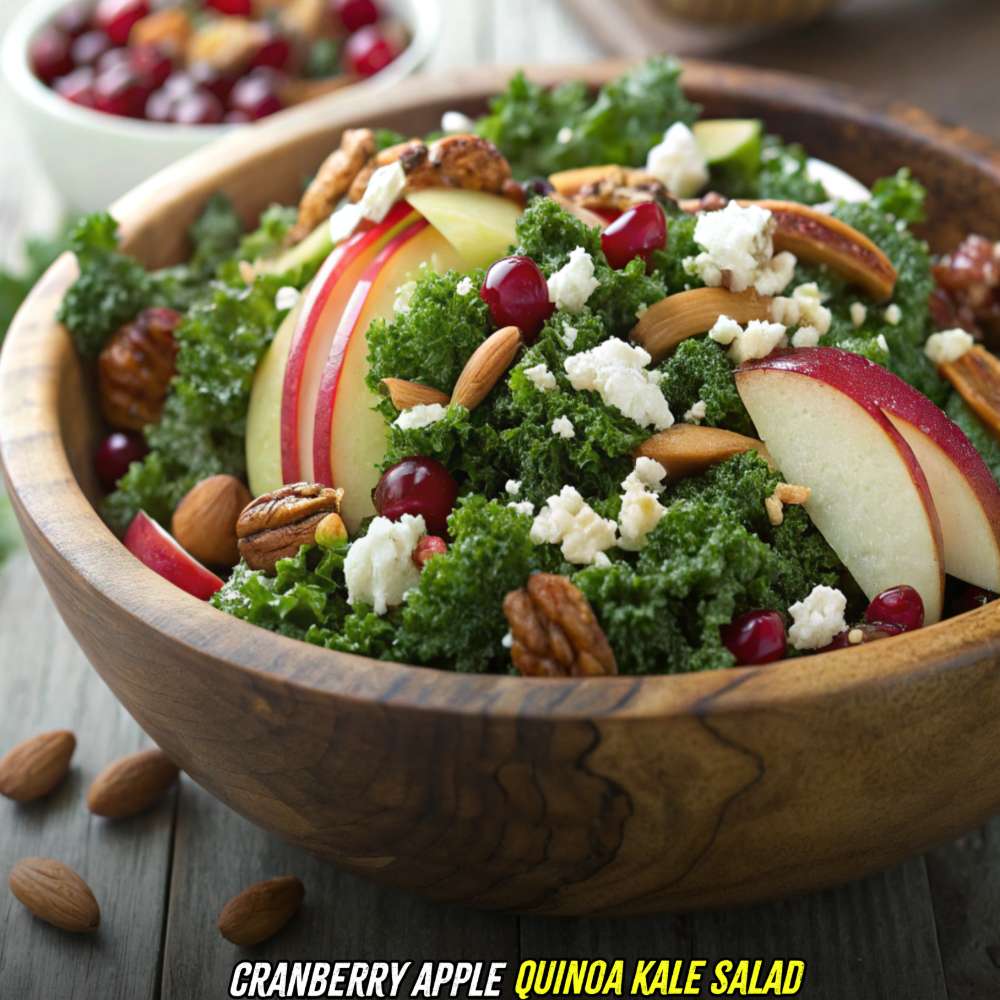 Thumbnail for Cranberry Apple Quinoa Kale Salad