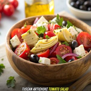 Tuscan Artichoke Tomato Salad Recipe