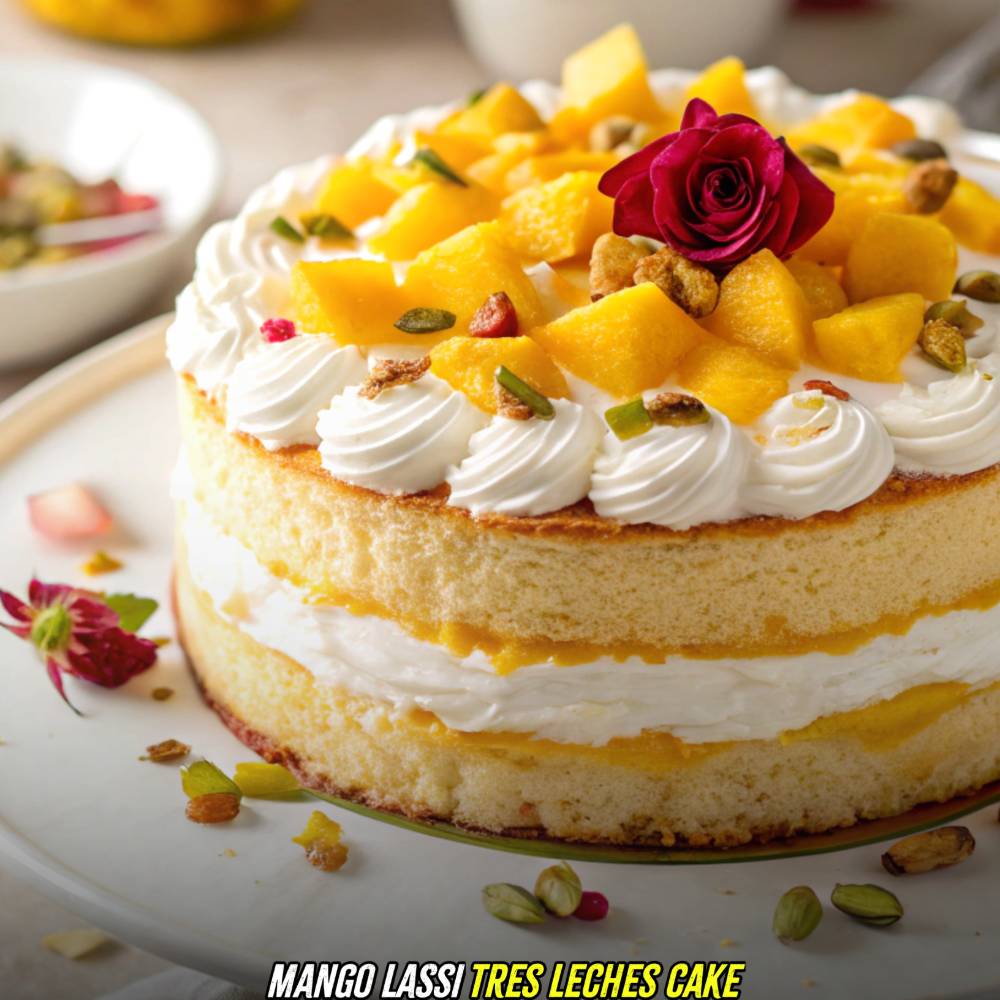 Thumbnail for Mango Lassi Tres Leches Cake