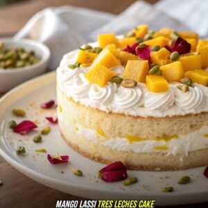 Mango Lassi Tres Leches Cake