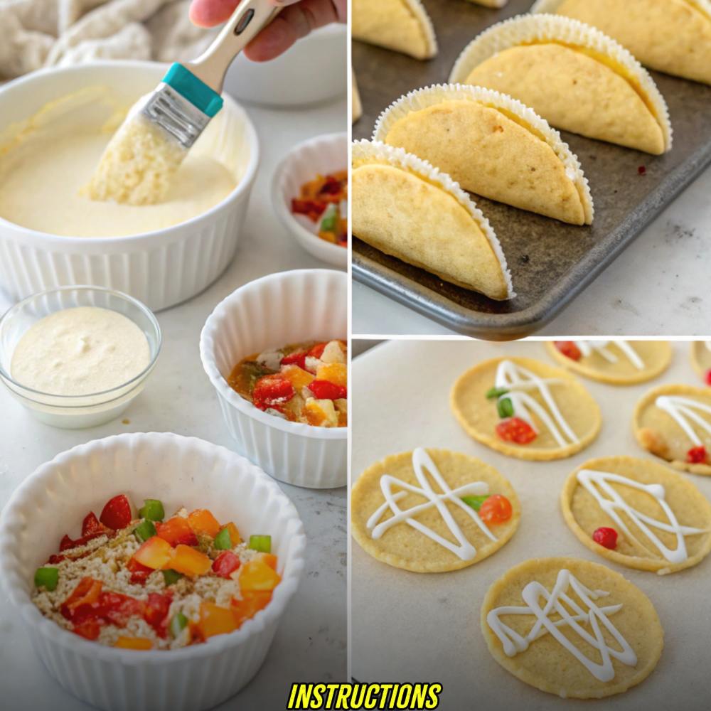 Instructions for Fruity Pebbles Cheesecake Tacos