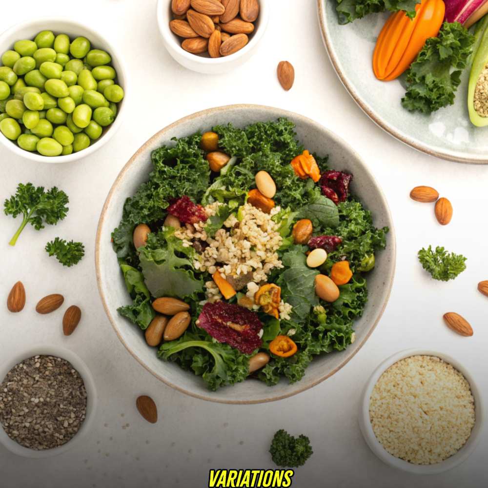 Cashew Crunch Salad with Sesame Dressing Variations