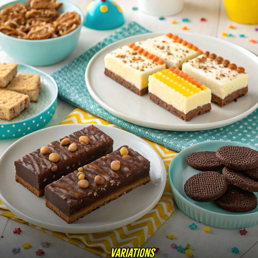 Butterfinger Caramel Crunch Bars Variations
