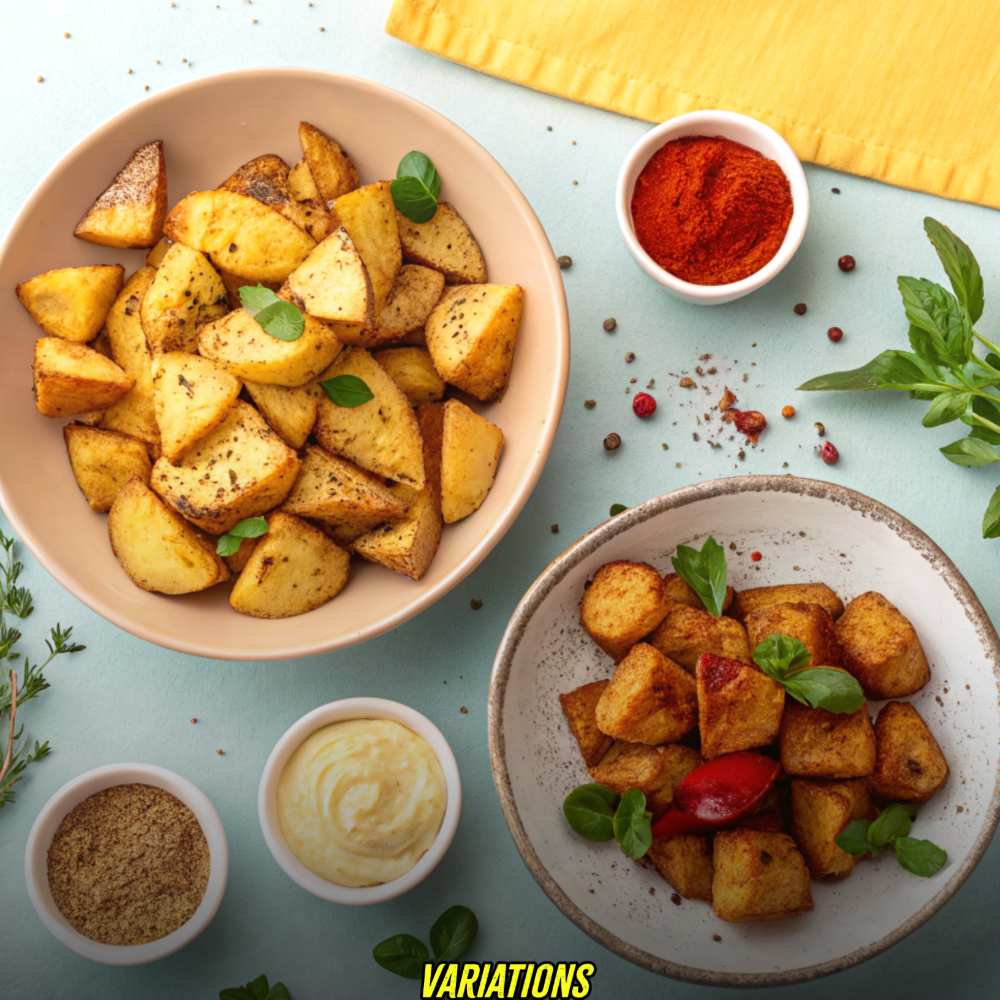 Browned Butter Parmesan Roasted Potatoes Variations