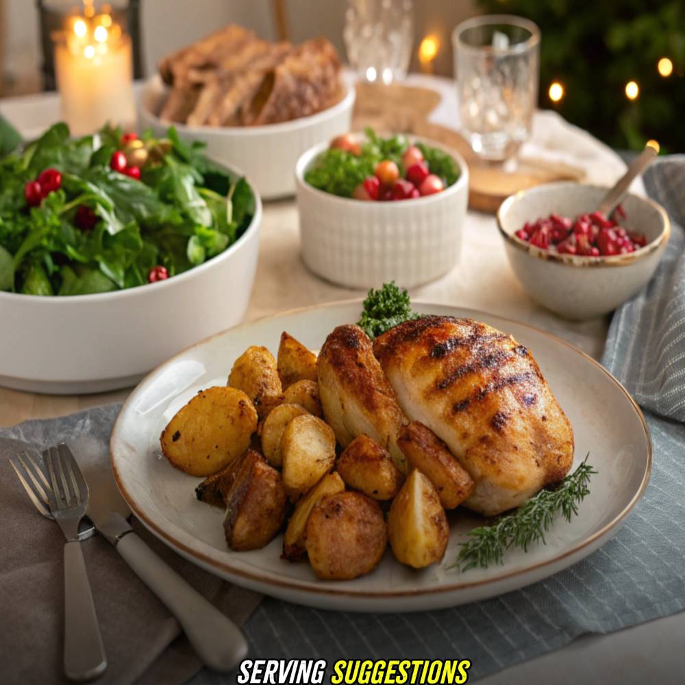 Serving Suggestions with Browned Butter Parmesan Roasted Potatoes
