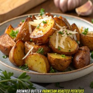 Browned Butter Parmesan Roasted Potatoes