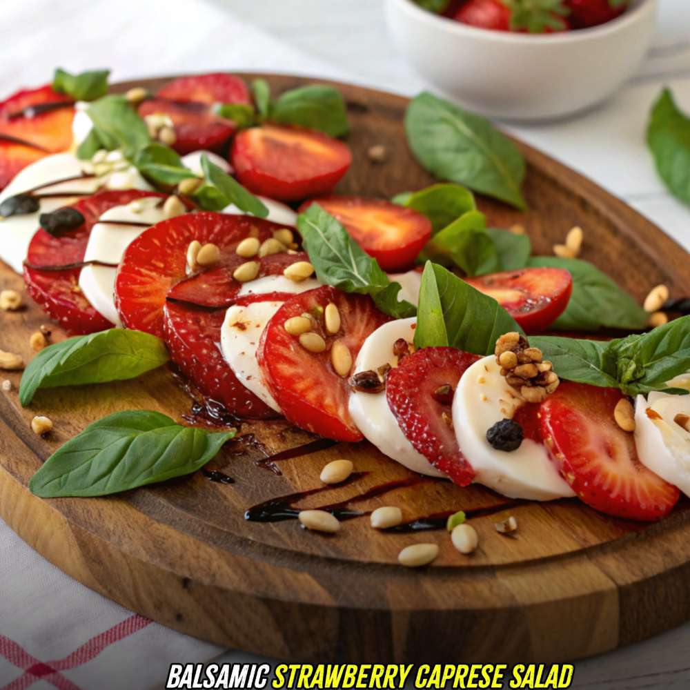 Thumbnail for Balsamic Strawberry Caprese Salad