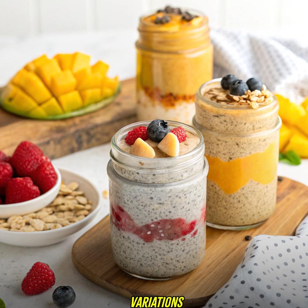 Peanut Butter Banana Chia Pudding Variations