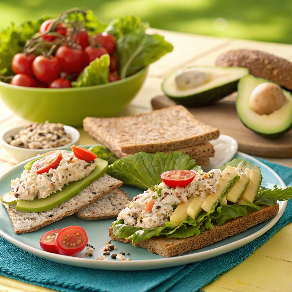 Serving Suggestions with Cottage Cheese Tuna Salad