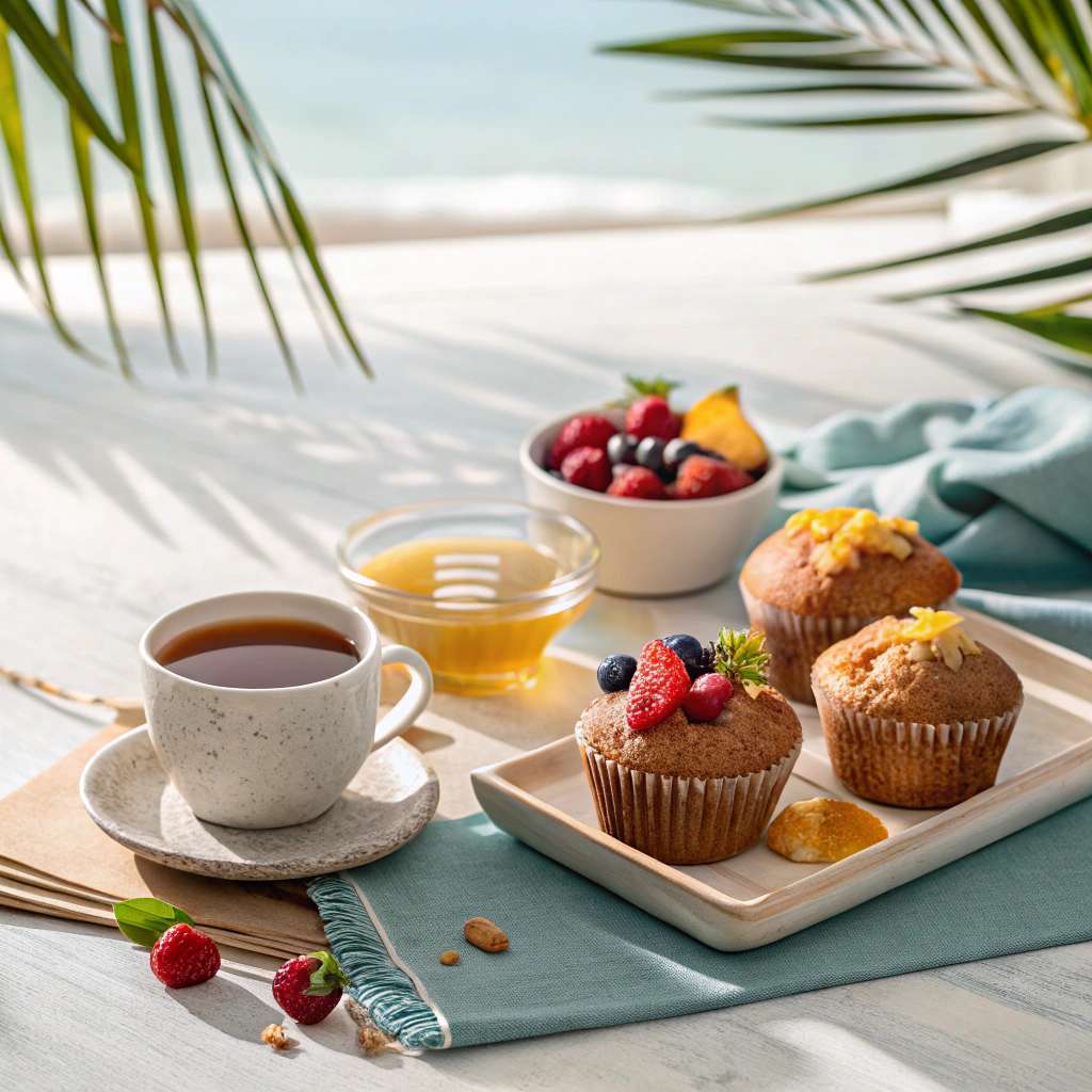 Serving Suggestions with Coconut and Pineapple Cottage Cheese Muffins