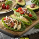 Pesto Chicken Lettuce Wraps