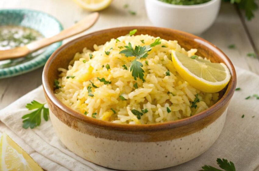 Greek Lemon Rice Recipe