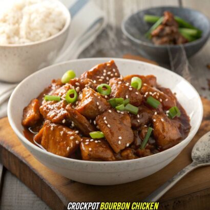 Crockpot Bourbon Chicken