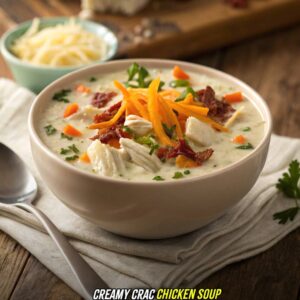 Creamy Crac Chicken Soup