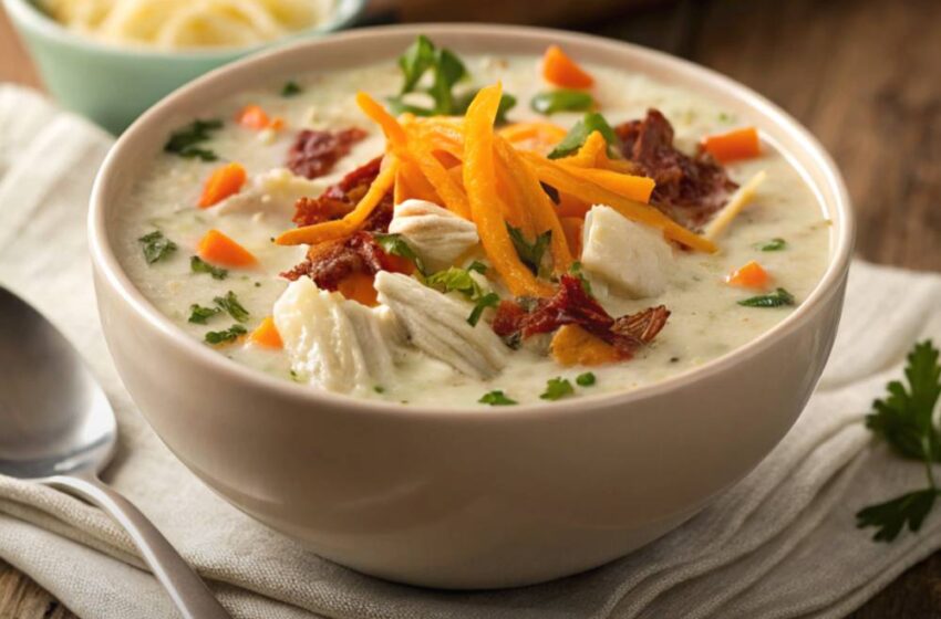 Creamy Crac Chicken Soup