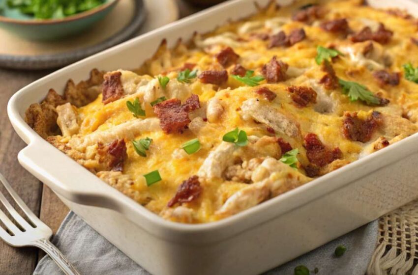 Crack Chicken Casserole